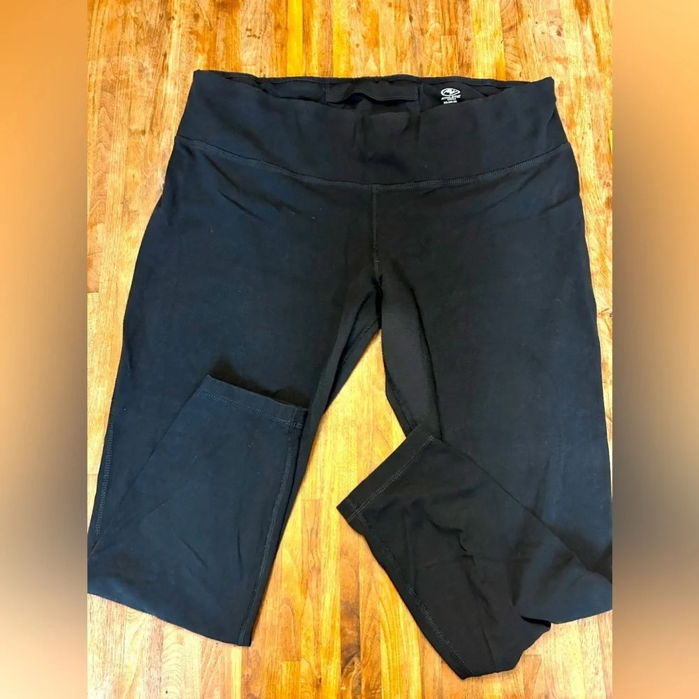 Athletic Black Leggings - Size 2X - Picture 1 of 2